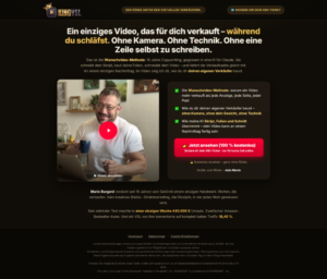 KingVSL Erfahrungen: KI gestützte Video Sales Letter mit der Wunschvideo Methode erstellen KingVSL Erfahrungen: KI gestützte Video Sales Letter mit der Wunschvideo Methode erstellen