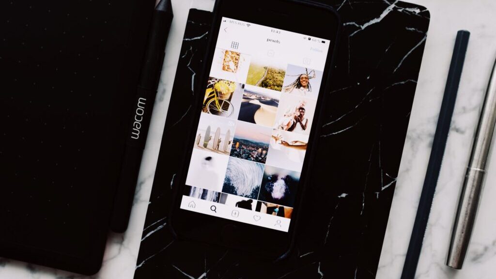 Instagram Affiliate Marketing am Smartphone planen