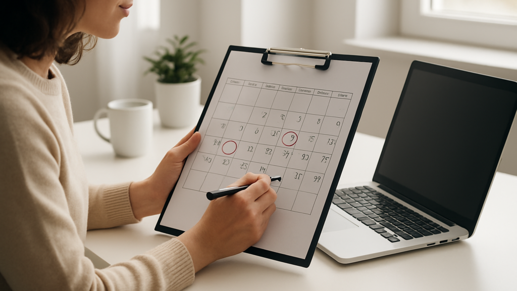 Newsletter Versandrhythmus festlegen mit einem übersichtlichen Redaktionskalender