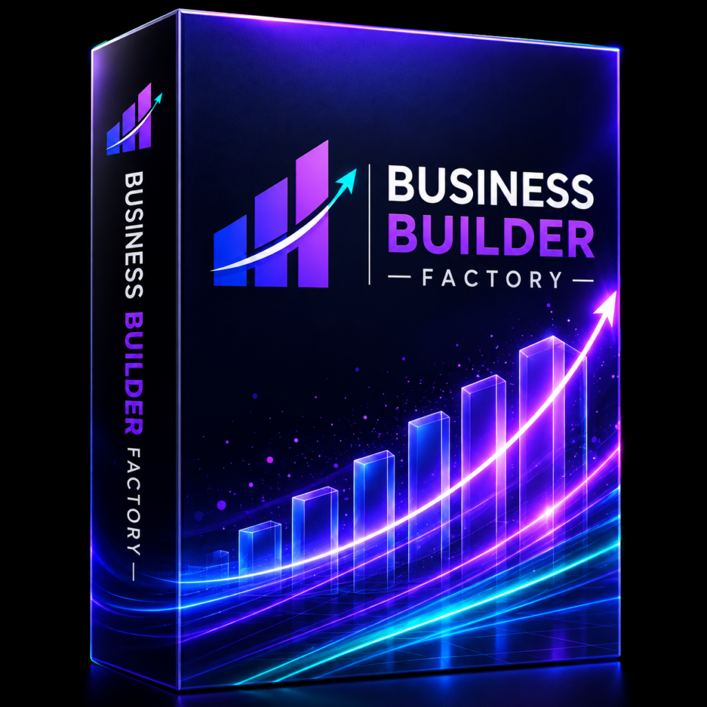Business Builder Factory Pro mit KI Produkt Builder, digitalen PDFs und automatisierter Funnel Planung Business Builder Factory Pro mit KI Produkt Builder, digitalen PDFs und automatisierter Funnel Planung